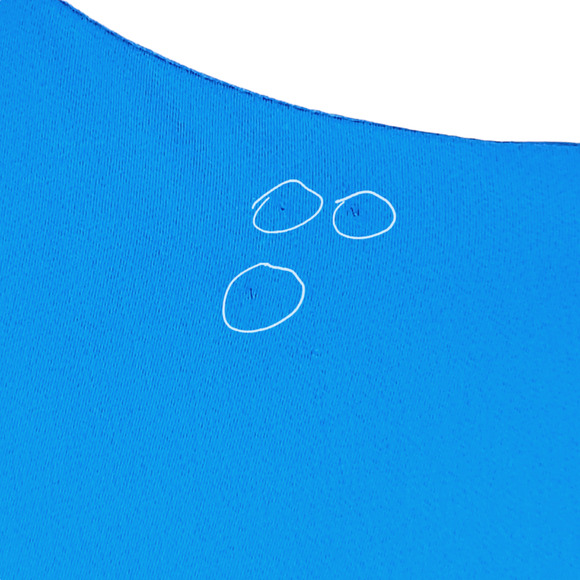 LRL Ralph Lauren Midi Sheath Dress sz 18 Women Blue Belted Keyhole Neck NEW READ - Picture 7 of 13